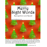 Pre-Primer Merry Sight Words       FREE!  
