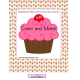File Folder Games Set of 6 Cupcake Counting up to 10