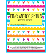 Fine Motor Skill IEP Goal Practice for Occupational Therapy