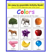 Sorting by Color with Pictures Activity Book {Pre-K, Kindergarten, Autism & Special Education}