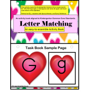 Valentine's Day Upper & Lowercase Heart Letter Matching Activity