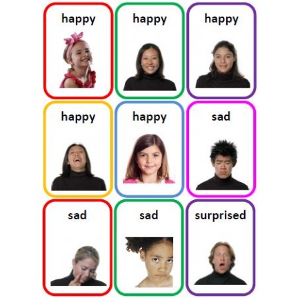 36 Emotions Photo Flashcards