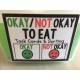 OKAY/NOT OKAY To Eat or Put in Mouth Task Cards TASK BOX FILLER