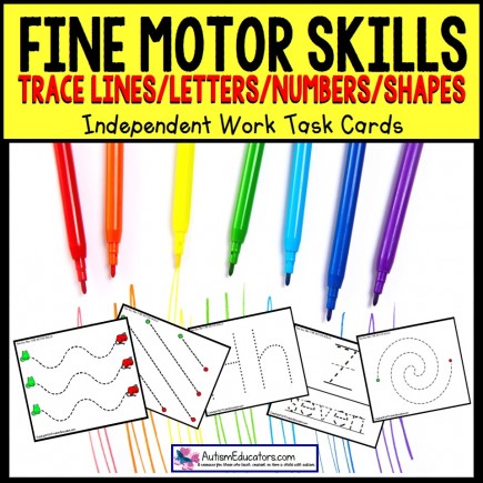 FINE MOTOR Skills Tracing Task Cards TASK BOX FILLER ACTIVITIES