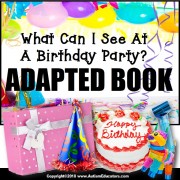 Adapted Book: BIRTHDAY PARTY – Special Education Resource for Reading