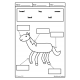Pets Color and Label Worksheets Motor Skills OT