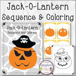 Jack-O-Lantern Sequence and Coloring