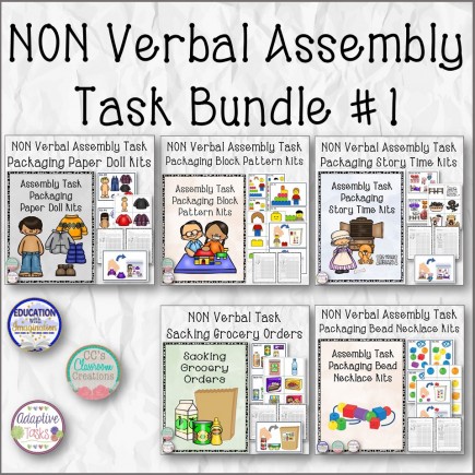 Nonverbal Assembly Task Bundle #1