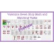 Valentine Sweet Shop Math and Matching Tasks