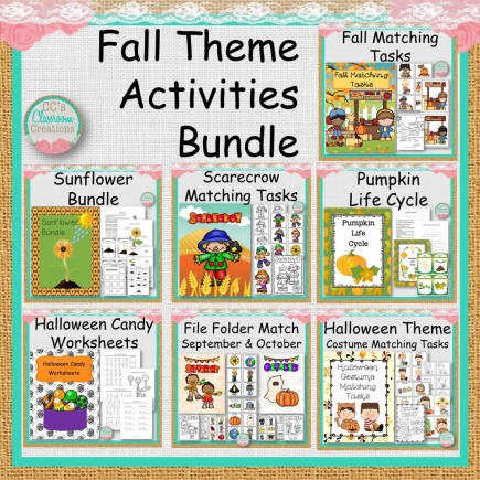Fall Theme Activities Bundle
