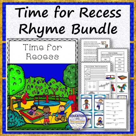 Time for Recess Rhyme Bundle