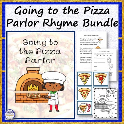 Going to the Pizza Parlor Rhyme Bundle