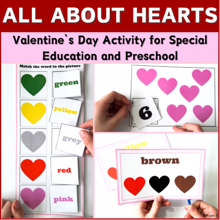Valentine`s Day Activity - All About Hearts