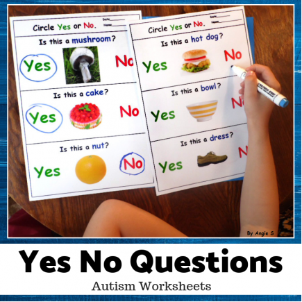 Print and Go Yes No Questions for Speech Therapy
