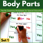 Print and Go Yes No Questions - Body Parts