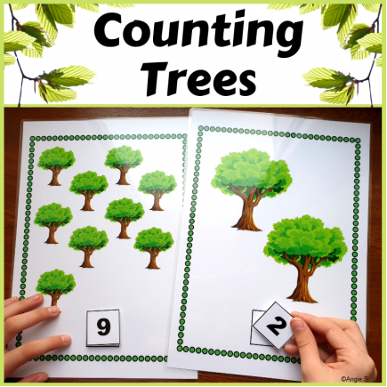 Counting Activity for Spring and Earth Day