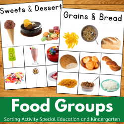 Food Sorting Activity | Food Groups