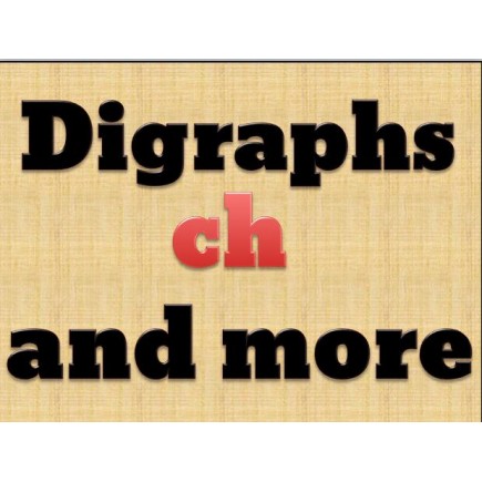 Consonant Digraphs CH Activities Pack