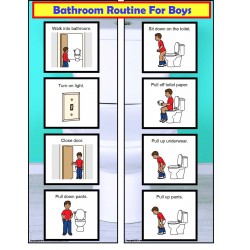 Motor skills Schedule pecs Autism Details about   Girls Getting Dressed Routine Chart