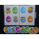 File Folder Activities Easter Egg Matching Pictures & Letters {SET OF 2}