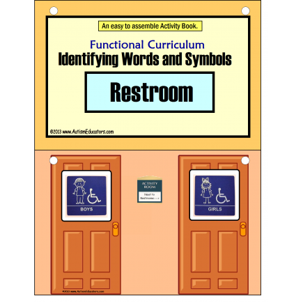 Functional Curriculum Words and Symbols/ RESTROOM