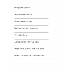 Button Sorting Task Card