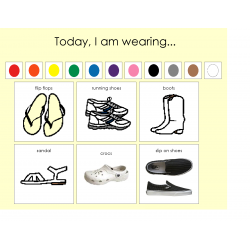 Shoes Choice Chart for Group Activity