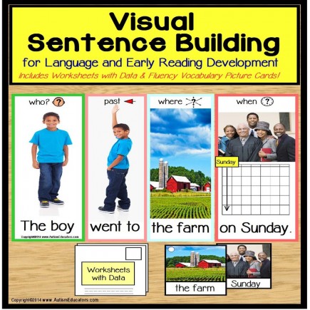 Special Education Visual Sentence Building for Early Readers