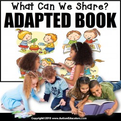 Adapted Book: WHAT CAN WE SHARE – Special Education Resource for Reading