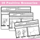 Perspective Taking Comic Strip Activity | K-2nd Black & White