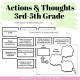 Perspective Taking | Thought Bubble Scenarios | Differentiated Activities For 1st-5th Grade