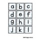 Groundhog Day Alphabet Uppercase to Lowercase Envelope Center