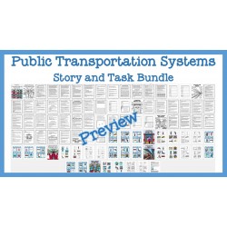 Public Transportation Systems Stories and Tasks Bundle