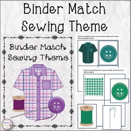 Binder Matching Sewing Theme