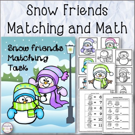 Snow Friends Matching and Math