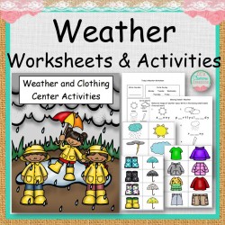 Weather Worksheets and Center Activities