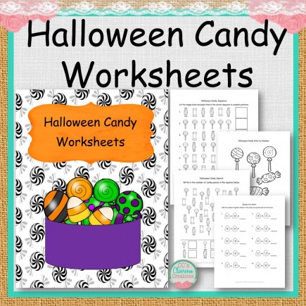 Halloween Candy Math Worksheets