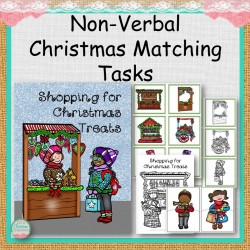 Nonverbal Shopping for Christmas Treats Matching Tasks