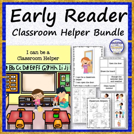 Early Reader "I Can be a Classroom Helper"