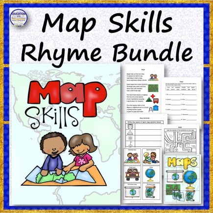 Map Skills Rhyme Bundle