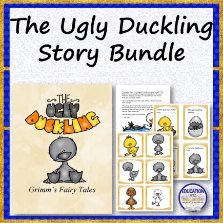 The Ugly Duckling Story and Activities Bundle