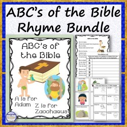 ABC's of the Bible Rhyme Bundle