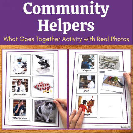 Community Helpers Activity | What Goes Together | Associations