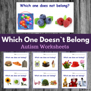 Which One Does Not Belong? Print and Go Worksheets