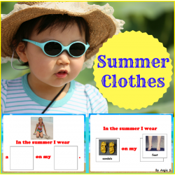 Summer Clothing - Adapted Book, Special Education and Autism Resource