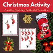 Christmas Stockings Counting Activity