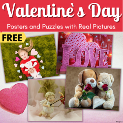 FREE Valentine`s Day Puzzles and Posters