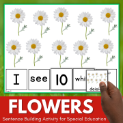 Flowers Activity - Building Sentences