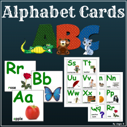 Alphabet Photo Flash Cards
