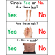 Body Parts Yes No Questions Worksheets Set 2